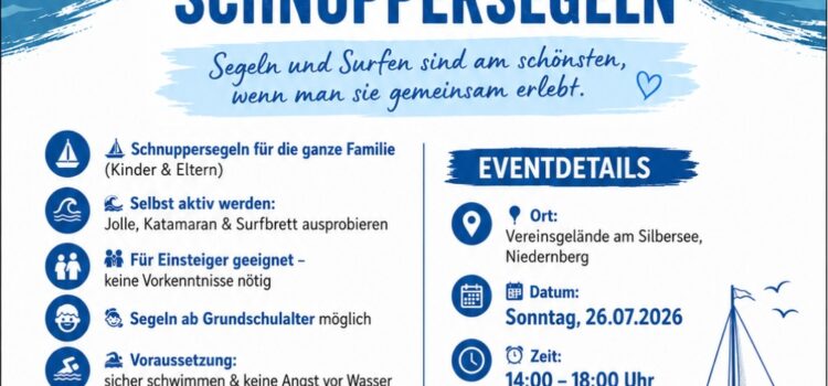 Familien-Schnuppersegeln beim SCN